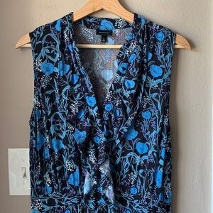 WHO WHAT WEAR Floral Sleeveless Maxi Dress